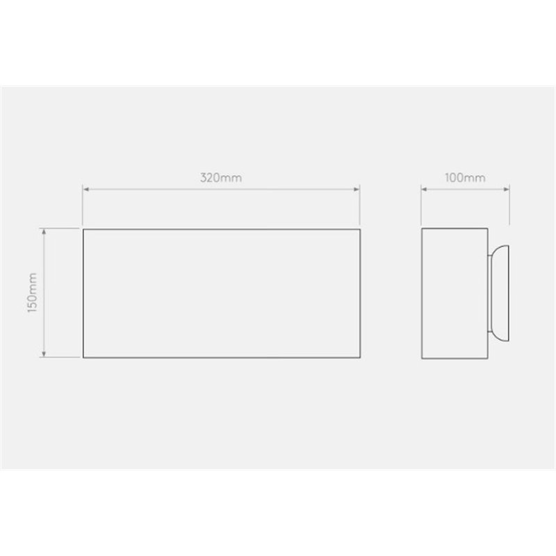 Astro Comino 320 Wandlampe