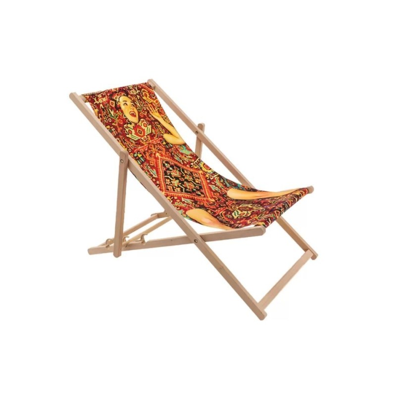 Buy SELETTI Toiletpaper deck chair - Lady on Carpet online?