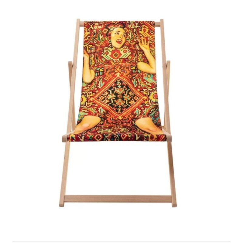 SELETTI Toiletpaper chaise longue - Dame sur le tapis