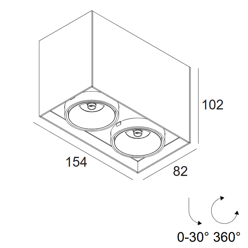 Delta Light Minigrid 67 On 245 ceiling lamp