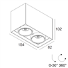 Delta Light Minigrid 67 On 245 ceiling lamp