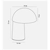 DFTP Faye 16 3-Step Dim Rechargeable table lamp