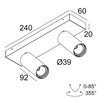 Delta Light SPY 39 ON 2 DIM8 Ceiling lamp