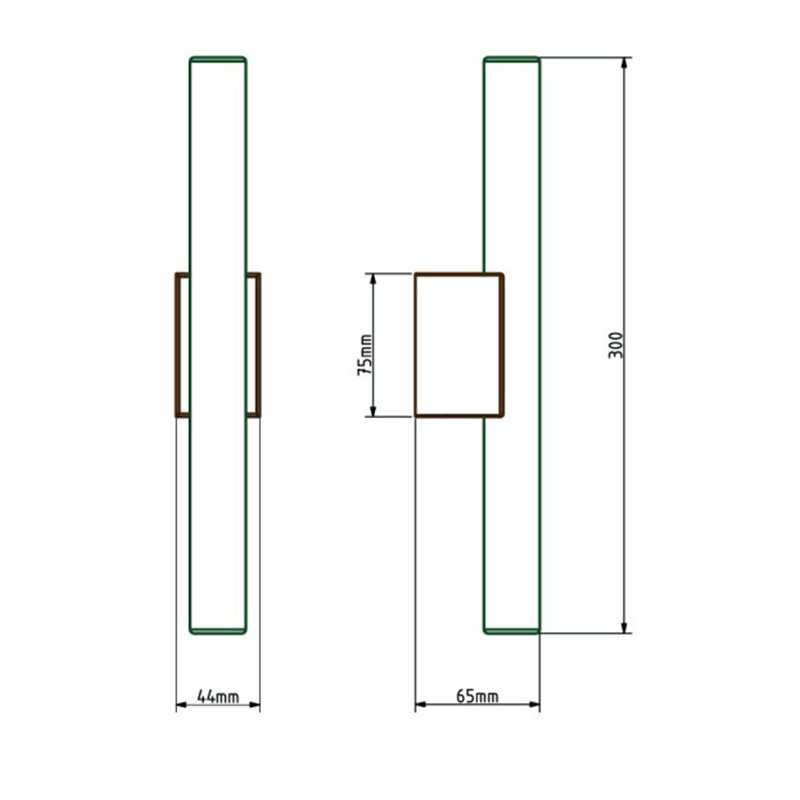 Tekna ARTON Phare Single Small Wandlampe