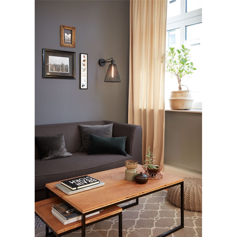 Wever & Ducré Wiro 1.8 Wiro Wall Surf E27 With Plug Wandlamp