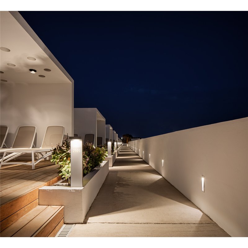 Wever & Ducré PALOS CARRE OUTDOOR FLOOR SURFACE 1.0 LED Vloerlamp