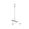 Wever & Ducré 48V DALI tracks | suspended Suspension Set 3m