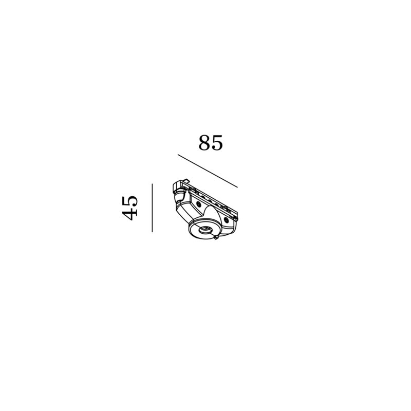Wever & Ducré 1-phase track Track Adapter