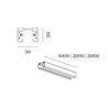 Wever & Ducré 1-phase track | surface/suspended Track Profile 1m
