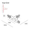 Wever & Ducré 3-phase track | AA-A T-Connector
