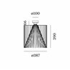 Wever & Ducré Wiro 3.8 Wiro Ceiling Surf E27 Deckenlampe
