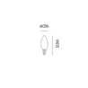 Wever & Ducré 2700K | E14 C35 LED Lamp