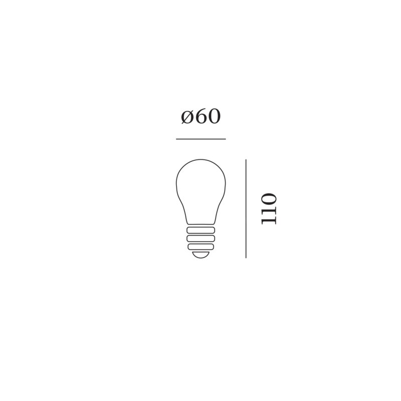 Wever & Ducré 2700K | E27 A60 LED Lamp 500lm