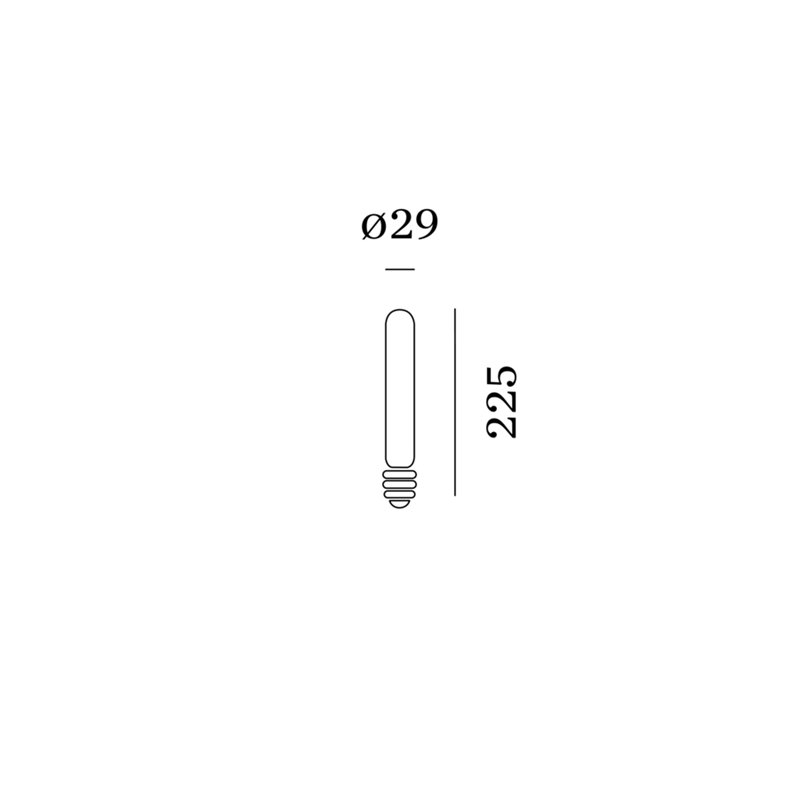 Wever & Ducré 2700K | E27 T30-225 LED Lamp
