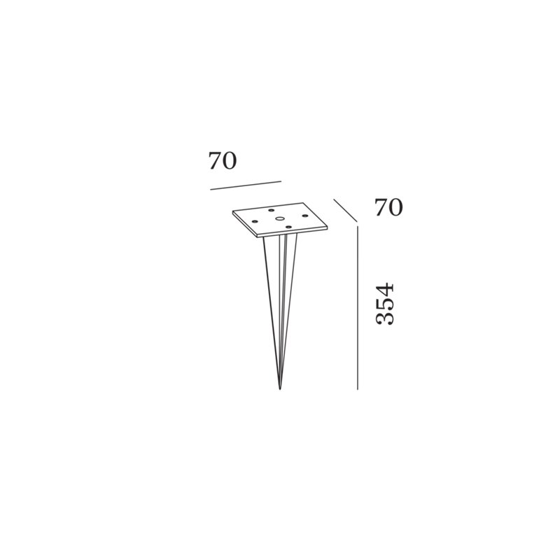 Wever & Ducré STAKE POLE | FOLD Ground Spike