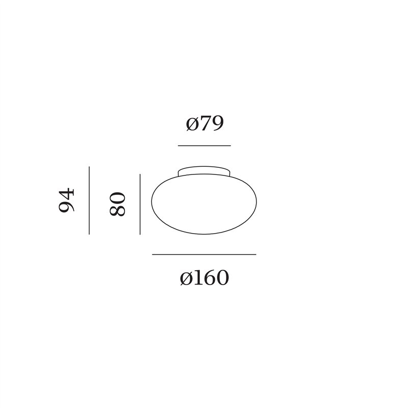 Wever & Ducré PERLEZ IP44 SURFACE 2.0 Plafondlamp