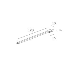 Wever & Ducré ILANE MINI CONNECTOR STRIP TO STRIP