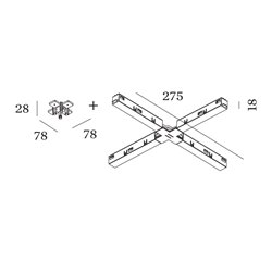 Wever & Ducré Strex X-Connector Surf / Susp Electrical