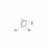 Tech lito wall recessed 1.3