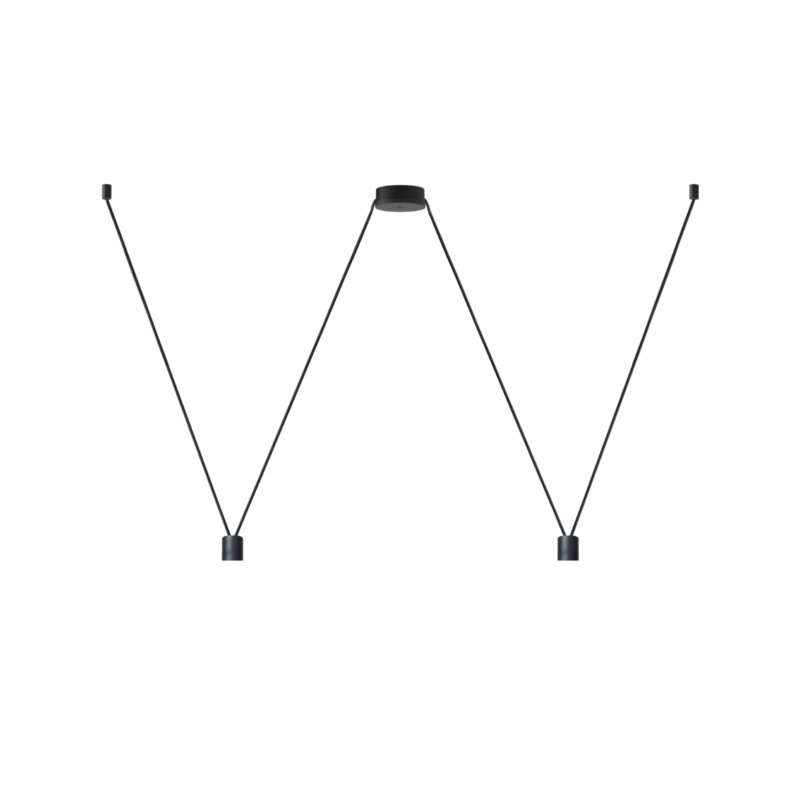 Wever & Ducré Suspension Set | E27 | 6.0 m | for 2 WIRO Decenter 2.0