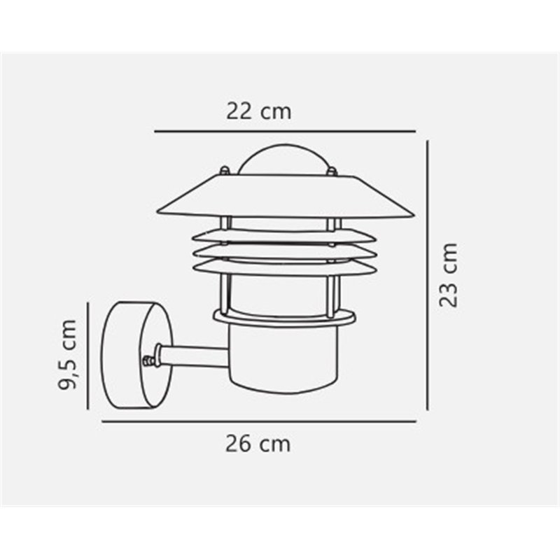 Nordlux Vejers [IP54] Wandlamp - Outdoor