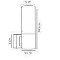 Nordlux Tangens Up 18 [IP44] Wandlamp