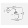 Nordlux Luxembourg Sensor [IP54] applique - Outdoor