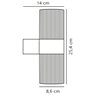 Nordlux Kyklop Ribbel [IP54] applique - Outdoor
