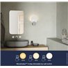 Nordlux Hester [IP44] 3-step Dim wall lamp