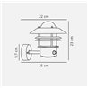 Nordlux Blokhus Sensor [IP54] applique - Outdoor