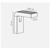 Nordlux Alya Solar Sensor [IP44] Wandlampe - Outdoor