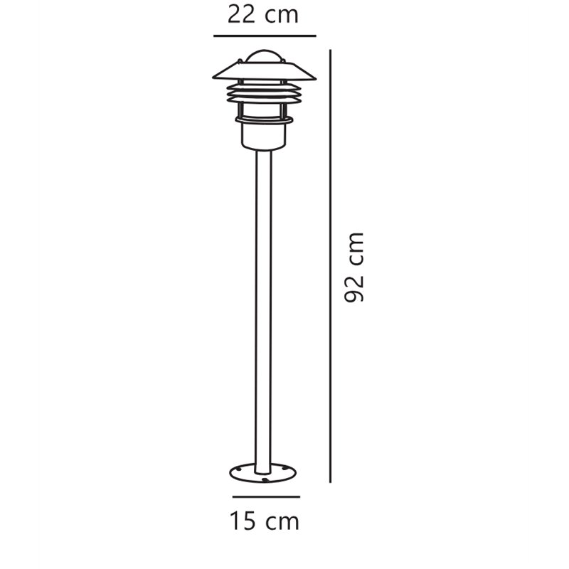 Nordlux Vejers [IP54] lampadaire extérieurs - Outdoor