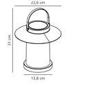 Nordlux Temple 30 Solar To Go [IP44] Tafellamp - Outdoor