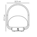 Nordlux Sponge 20 To Go [IP65] 3-step Dim Battery Tafellamp - Outdoor