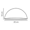 Nordlux Scorpius [IP23] wall lamp - Outdoor