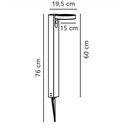 Nordlux Rica 60 Solar Rond Sensor [IP44] Tuinpaal - Outdoor
