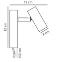Nordlux Omari 3 Touch Dim Wandlamp