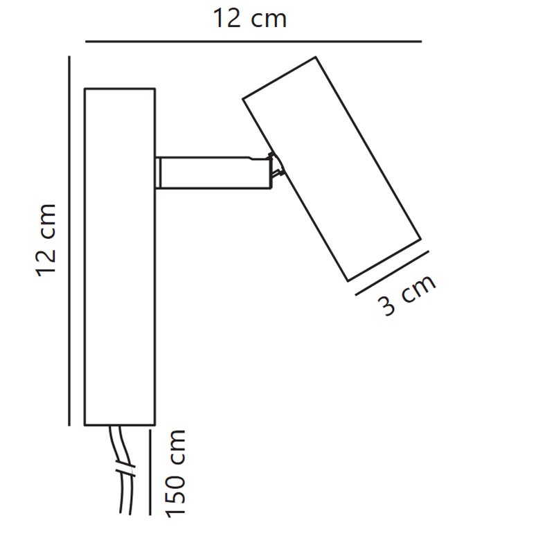 Nordlux Omari 3 Touch Dim Wandlamp