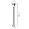 Nordlux Lønstrup 32 [IP44] lampadaire extérieurs - Outdoor