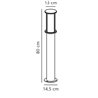 Nordlux Linton 10 [IP54] lampadaire extérieurs - Outdoor