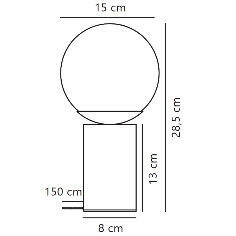 Nordlux Lilly 15 Tafellamp