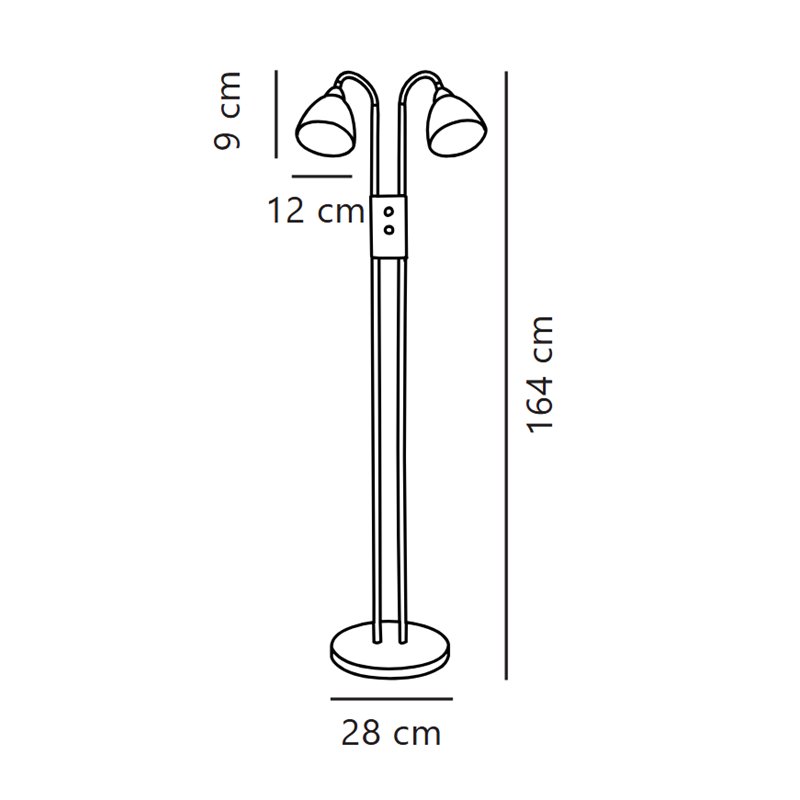 Nordlux Ray Dim 12 Vloerlamp