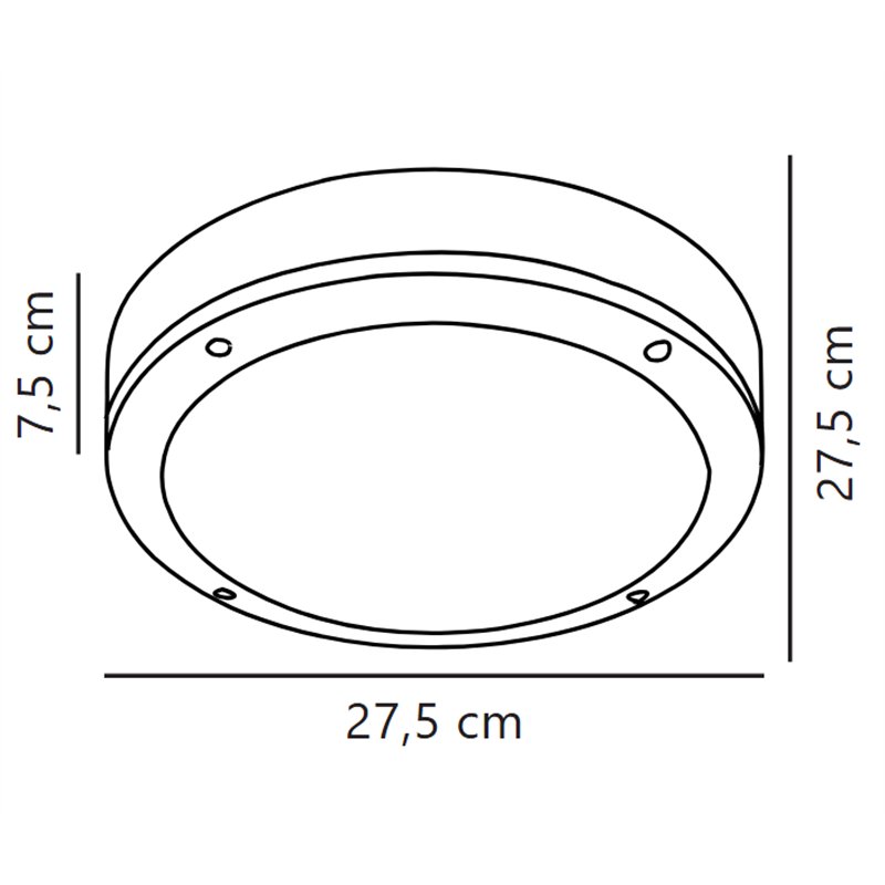 Nordlux Desi 28 [IP44] Plafondlamp - Outdoor