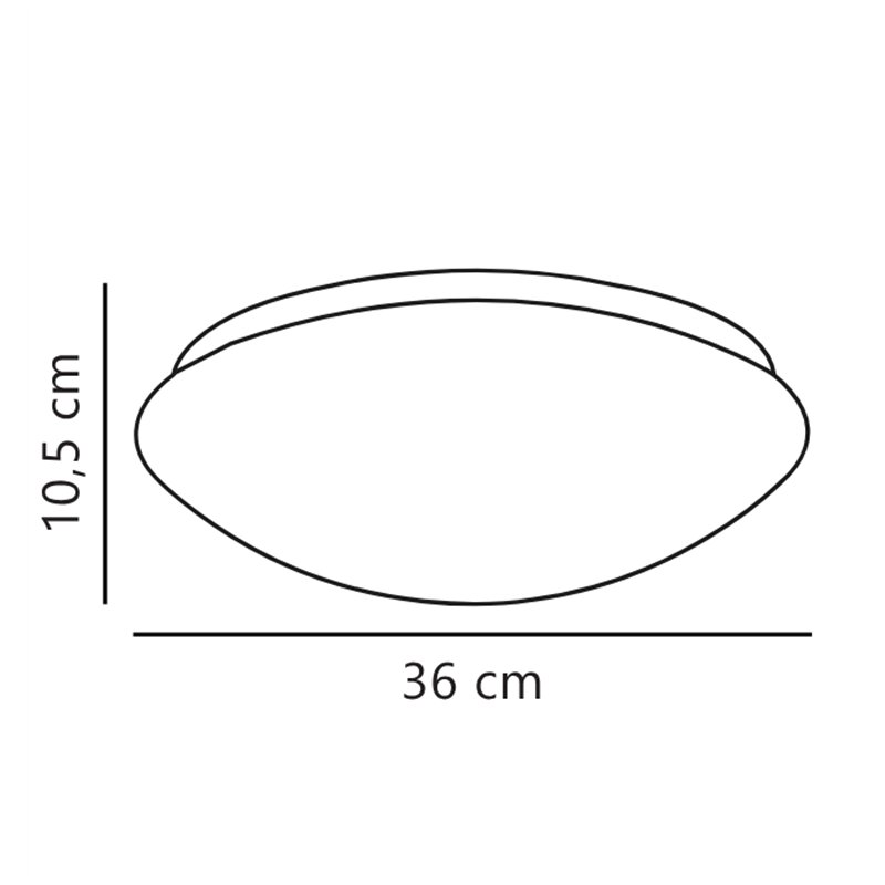 Nordlux Ask 36 [IP44] Plafondlamp