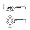 Nordlux Aliki [IP44] Dim isolatie Inbouwspot