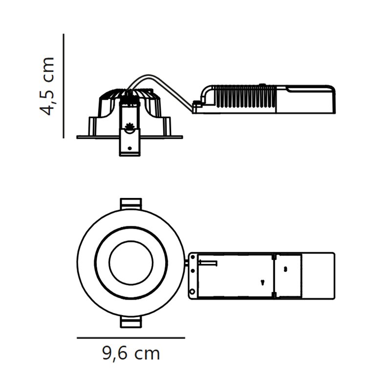 Nordlux Aliki [IP44] Dim insulation recessed spot