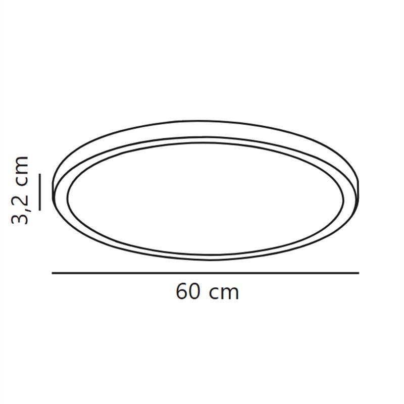 Nordlux Oja 60 3-step Dim Plafondlamp
