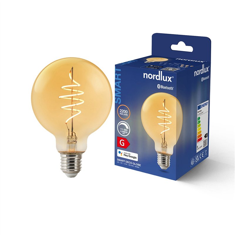 Nordlux G95 Smart Filament L'or Deco spirale