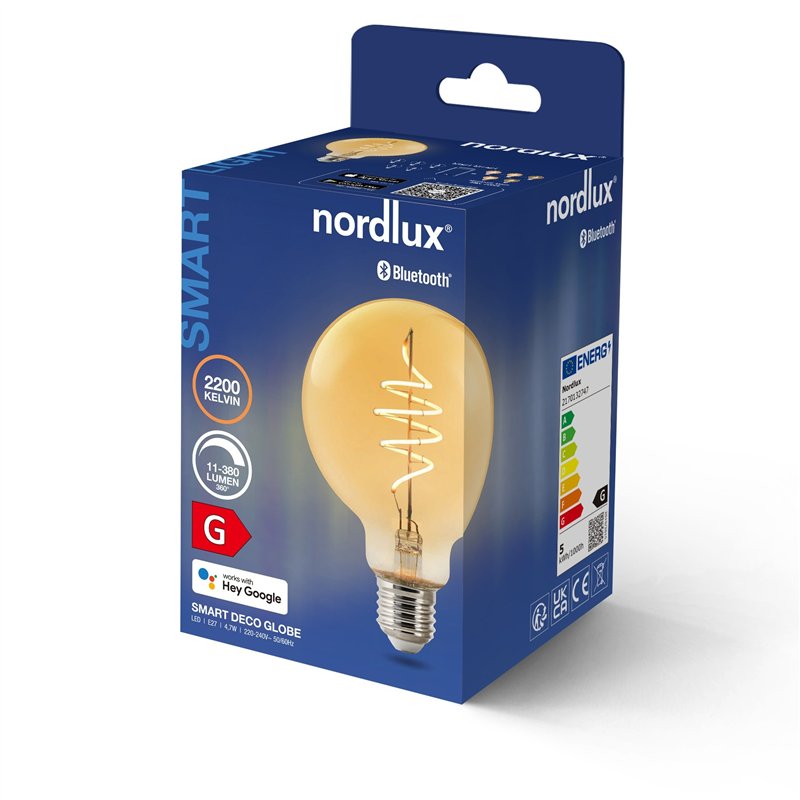 Nordlux G95 Smart Filament L'or Deco spirale