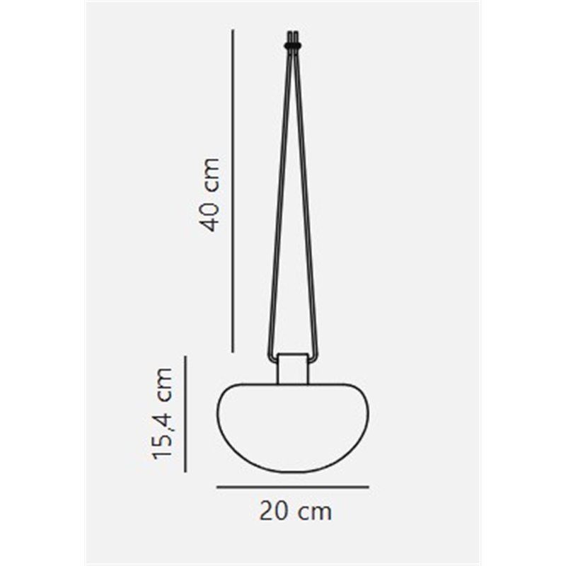 Nordlux Sponge 20 [IP65] 3-step Dim Battery suspension lamp - Outdoor